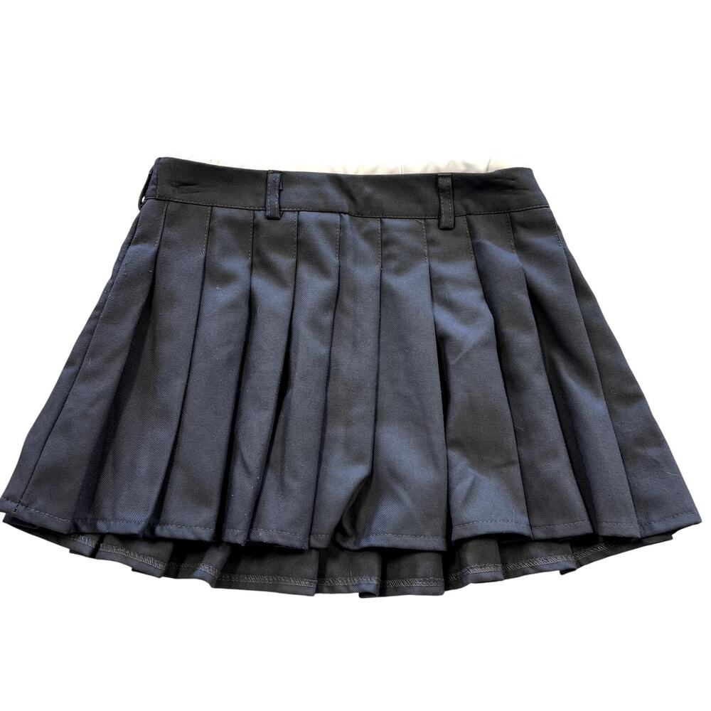 Harper & Ivy Gray Pleated Mini Skirt Size XS